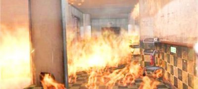 安全體驗館的火災體驗